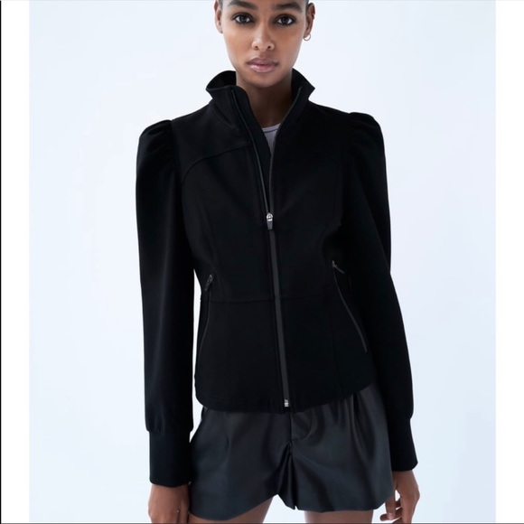 Zara balloon sleeve jacket - Picture 2 of 4